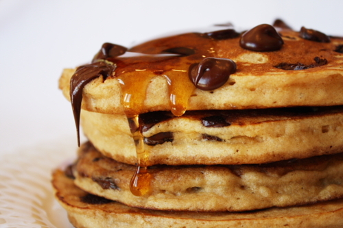 Breakfast Chocolate Chip Pancake
